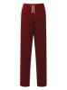 unisex scrub trouser in burgundy