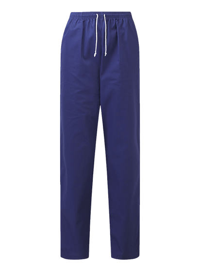 unisex scrub trouser in royal blue