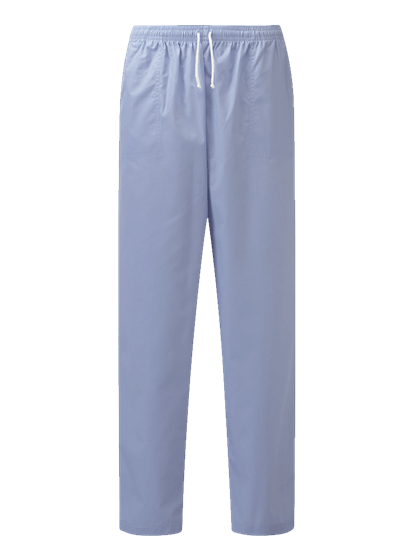 sky blue unisex scrub trouser