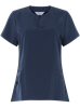 front of female stretch scrub tunic