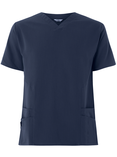 Picture of 4-Way Stretch Male Scrub Tunic - Navy