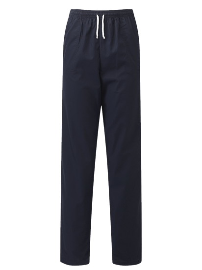 navy unisex scrub trouser