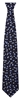 Picture of Print Tie - Navy/Lavender Darcey Print