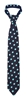 Picture of Print Tie - Navy/Aqua Ella Print