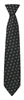 Picture of Print Tie - Navy/Aqua Fleur Print