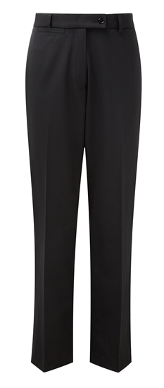 Picture of Grosvenor Straight Leg Trousers - Black