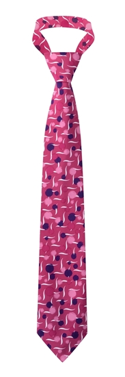 Picture of Print Tie - Pink/Purple Chloe Print