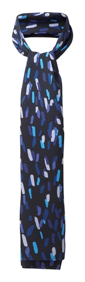 Picture of Long Scarf - Navy/Blue Amelia Print