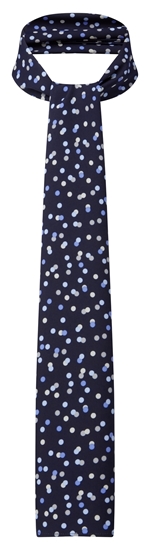 Picture of Long Scarf - Navy/Lavender Darcey Print