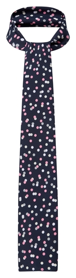 Picture of Long Scarf - Navy/Pink Darcey Print