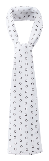 Picture of Long Scarf - White/Black Ella Print