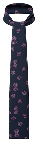 Picture of Long Scarf - Navy/Pink Sienna Print