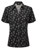 Picture of Looser Style Blouse - Black/White Sienna Print