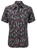 Picture of Looser Style Blouse - Grey/Red Amelia Print
