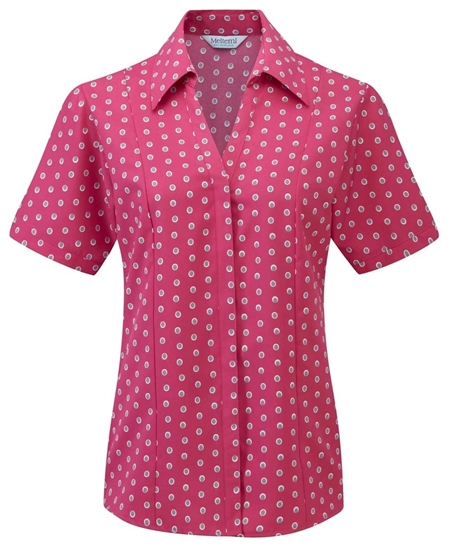 Picture of Looser Style Blouse - Pink/Grey Ella Print