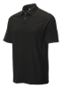 left facing classic polo shirt black