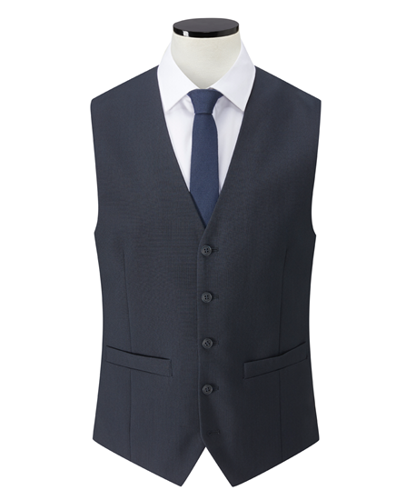 Picture of Borough Men's Waistcoat - Navy