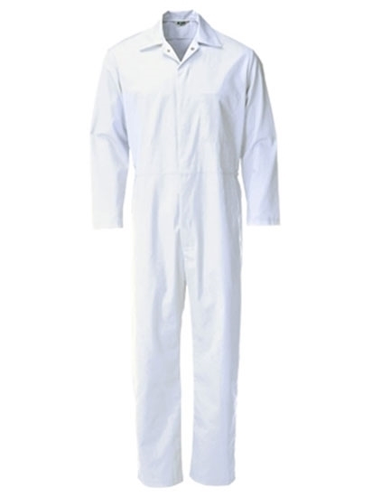 Picture of Food Trade Coverall No Pockets (245gsm) - Super White