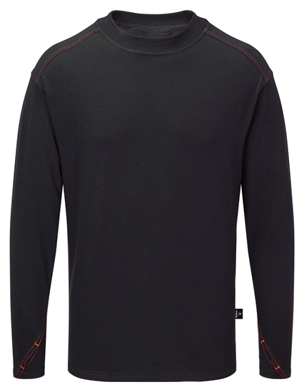 Picture of Arc Flash Flame Resistant Long Sleeve T-Shirt - Navy