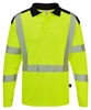 Picture of Hi-visibility Arc Flash Flame Resistant Poloshirt - Yellow