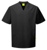 Picture of Mode Male Notch Neck Scrub Tunic - Midnight