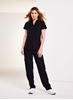 Picture of Mode Women's Notch Neck Scrub Tunic - Midnight