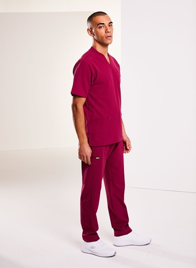 Picture of Mode Men's Scrub Trouser - Garnet