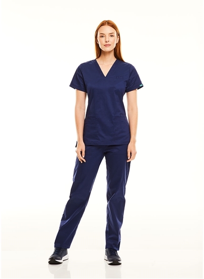 Picture of Spirit Female V-Neck Scrub Tunic - Eclipse