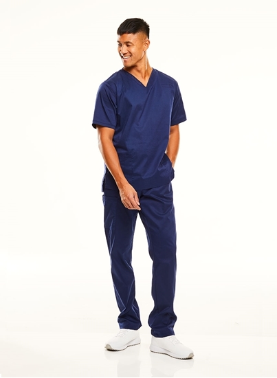 Picture of Spirit Men's V-neck Scrub Tunic - Eclipse