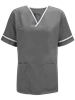 Picture of Unisex Smart Scrub Tunic - Hospital Grey/White 