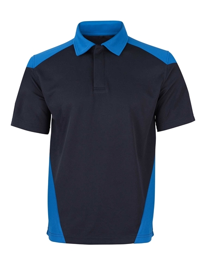 Picture of Unisex Contrast Poloshirt - Blue Shadow/Royal