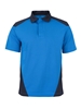 Picture of Unisex Contrast Poloshirt - Royal/Blue Shadow