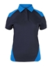 Picture of Female Contrast Poloshirt - Blue Shadow/Royal