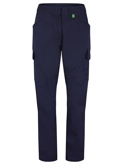 Picture of Stretch Male Comfort Fit Cargo Trousers - Blue Shadow