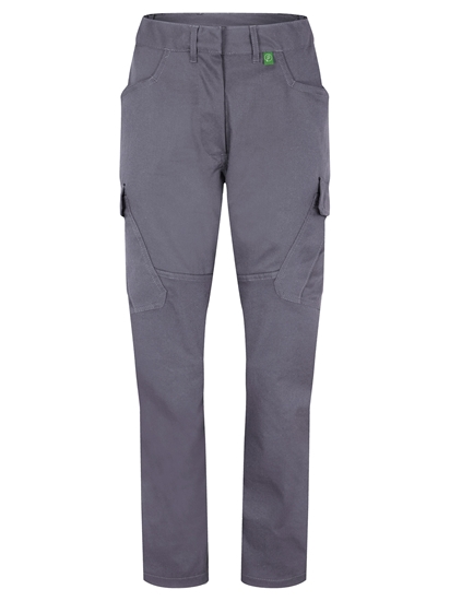 Picture of Stretch Male Comfort Fit Cargo Trousers - Convoy Grey