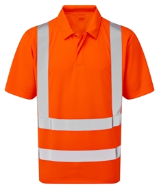 Picture of Industrial Launderable Hi-visibility Short Sleeve Polo Shirt