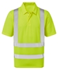 Picture of Industrial Launderable Hi-visbility Short Sleeve Polo Shirt - Yellow