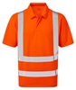 Picture of Industrial Launderable Hi-visbility Short Sleeve Polo Shirt - Orange