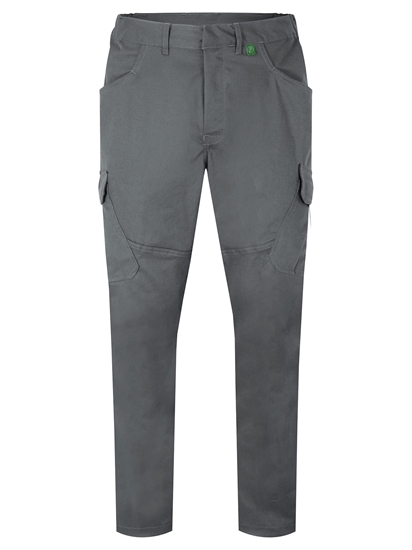 Picture of Stretch Female Slim Fit Cargo Trousers - Convoy Grey