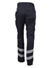 Picture of Stretch Male Reflective Tape Cargo Trouser - Blue Shadow