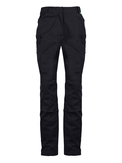 Picture of Stretch Female Kneepad Cargo Trousers - Black