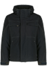 Picture of Quilted Hooded Softshell Jacket - Black