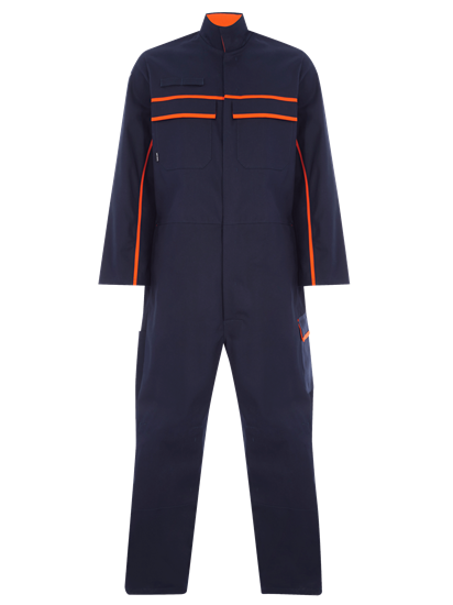 Picture of Gryzko FR Coverall - Navy/Orange