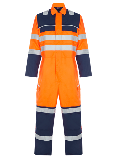 Gryzko® Hi-Vis Contrast Coverall | Alsico Workwear