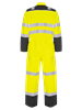 Picture of Gryzko Hi-vis Contrast Coverall - Hi Vis Yellow and Navy