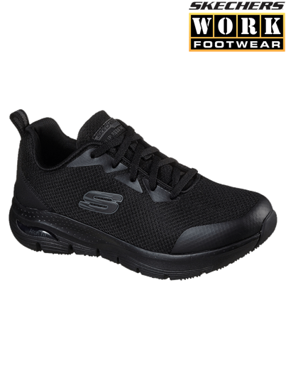 Picture of Skechers Women's Arch Fit Work Trainer - Black
