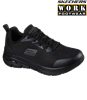 Picture of Skechers Female Arch Fit Work Trainer - Black