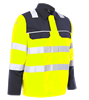 Picture of Gryzko® Hi-Vis Contrast Jacket - HV Yellow/Navy