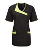 Picture of Asymmetric Tunic - Black/Lime Green 