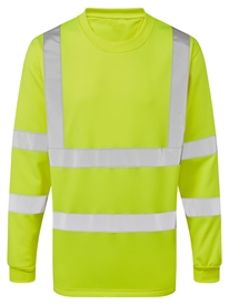 Picture of Industrial Launderable Hi-visibility Long Sleeve Sweatshirt
